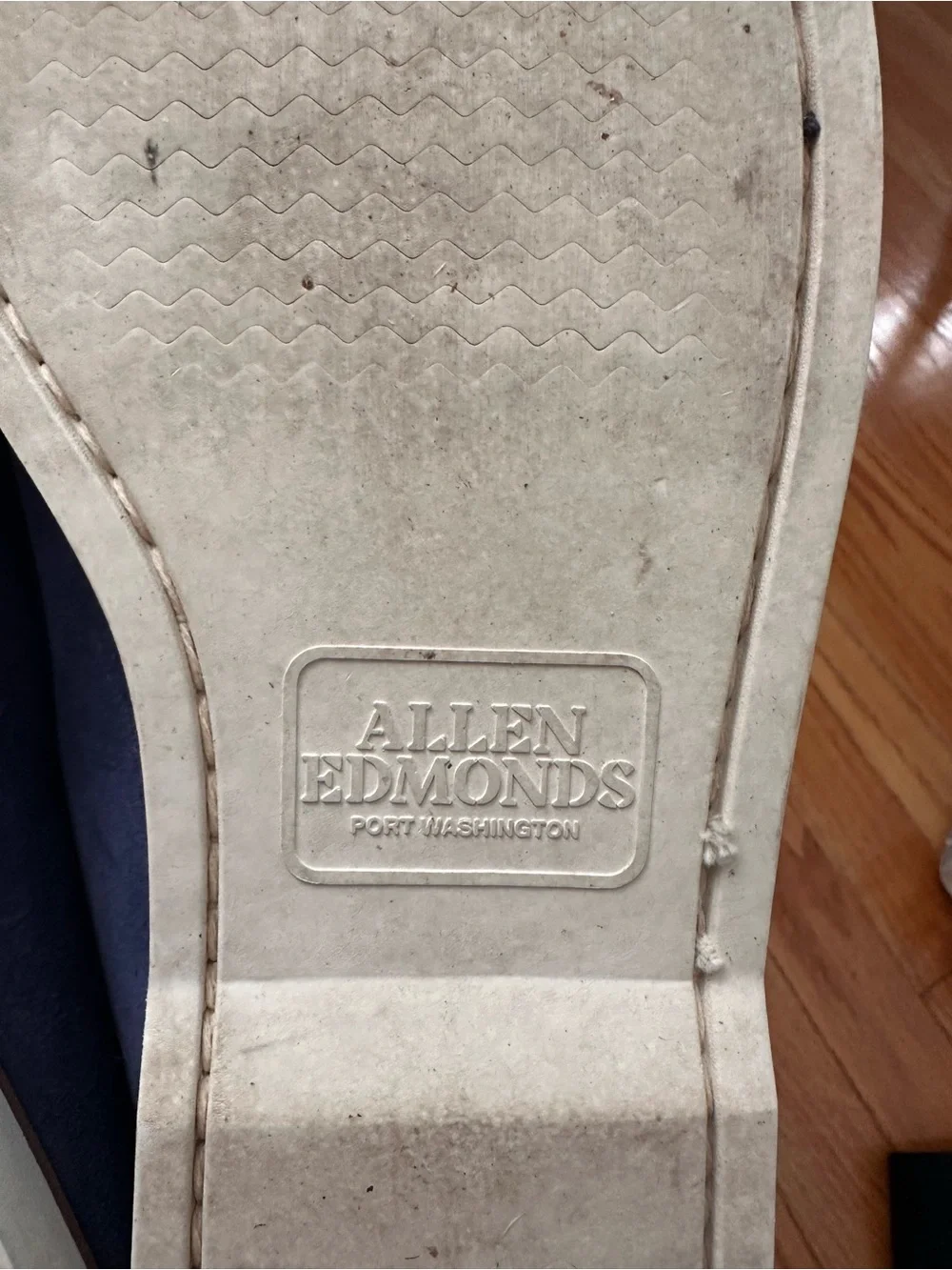 Allen Edmonds Force 10 Boat Shoe - Blue Suede